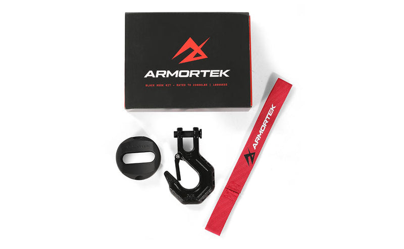 Armortek Black Hook Kit for 12 to 13mm Rope - MBL 10,000kg