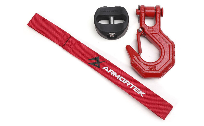 Armortek Red Hook Kit for 8 to 11mm Rope - MBL 10,000kg