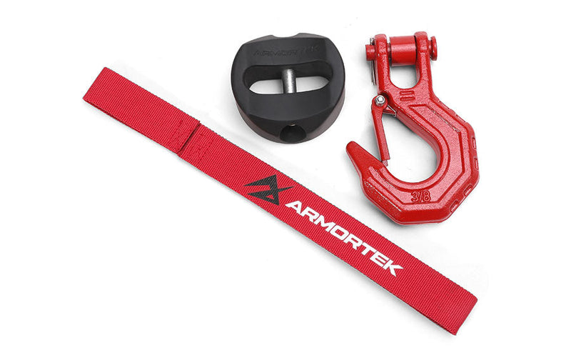 Armortek Red Hook Kit for 12 to 13mm Rope - MBL 10,000kg