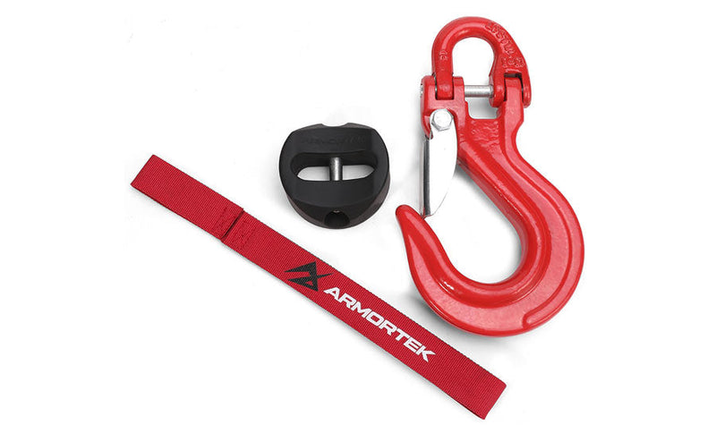 Armortek Red Hook Kit for 14mm Rope - MBL 16000kg