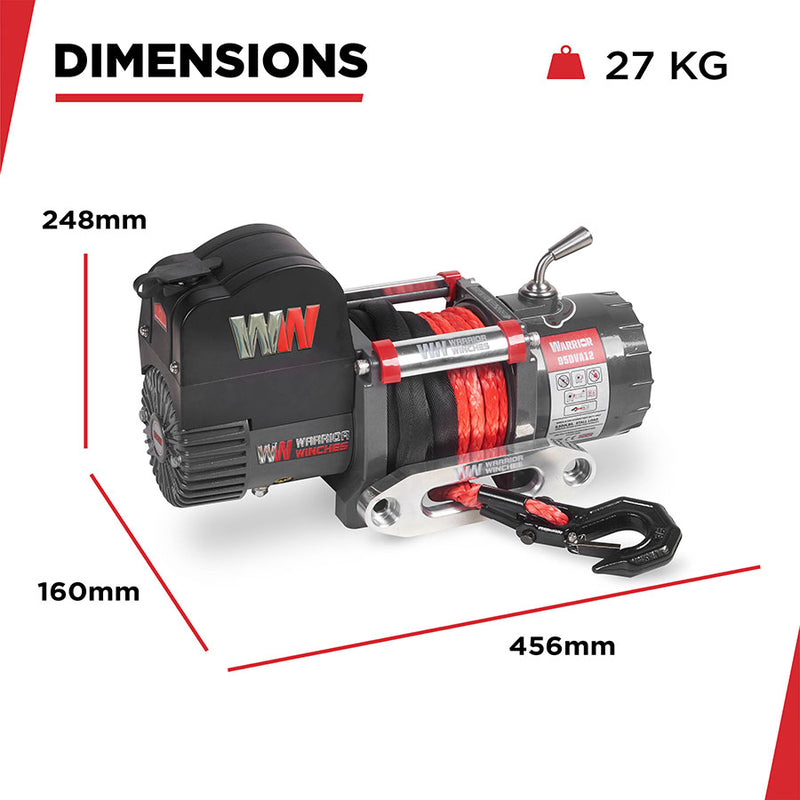 Samurai Next Gen 9500 Short Drum Winch