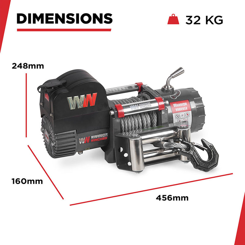 Samurai Next Gen 9500 Short Drum Winch