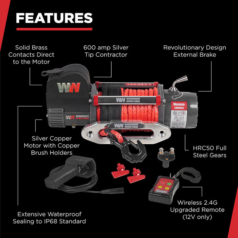 Samurai Next Gen 12000 Electric Winch