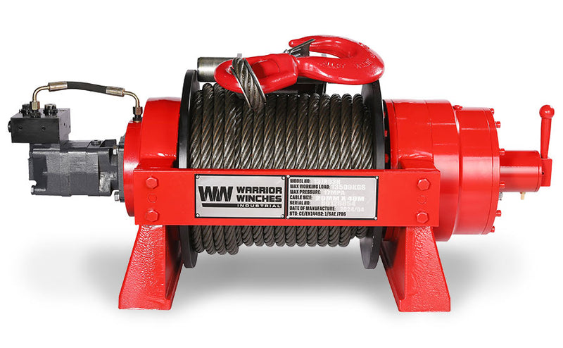 JR 13 Tonne Industrial Hydraulic Winch