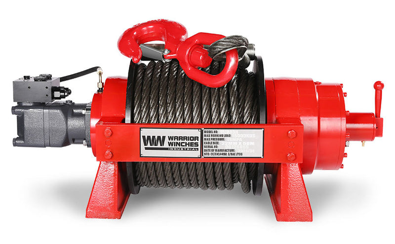 JR 15 Tonne Industrial Hydraulic Winch