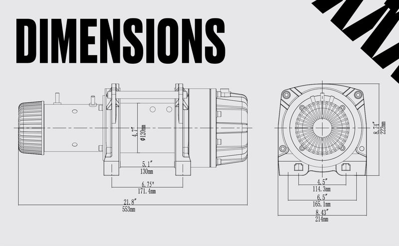 Warrior DC Winch Hoist