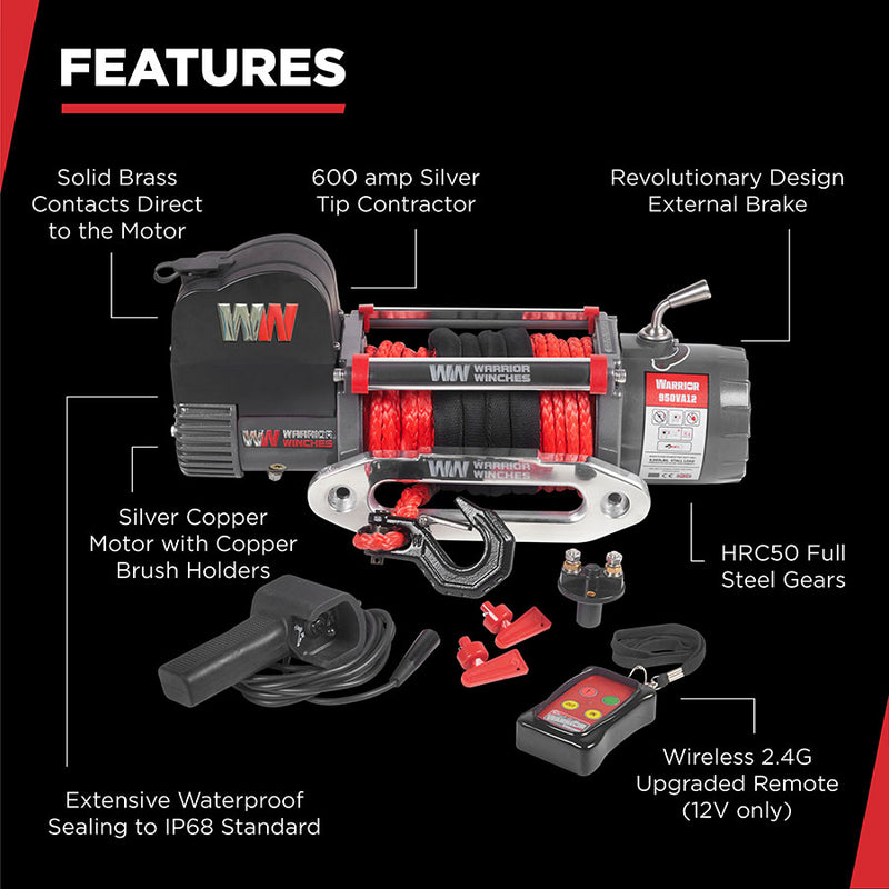 Samurai Next Gen 9500 Electric Winch