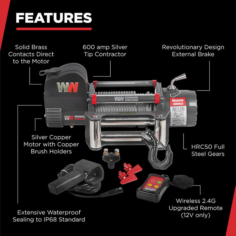 Samurai Next Gen 9500 Electric Winch